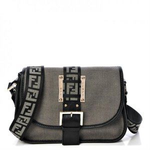 SOLD Fendi FF Vintage Logo Canvas and Leather